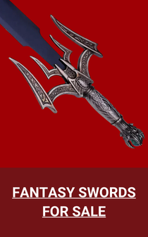 High-Quality Fantasy Replica Sword, Axe, and Knives – SDBT