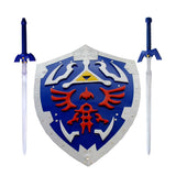 Hylian Shield Set with Swords Black & Blue Link Gear