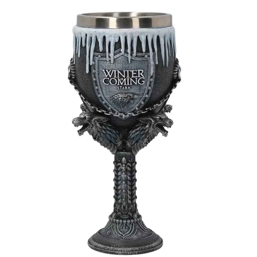 3D Stainless Steel Mug – Fantasy Viking Tankard Gift