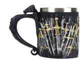 3D Stainless Steel Mug – Fantasy Viking Tankard Gift
