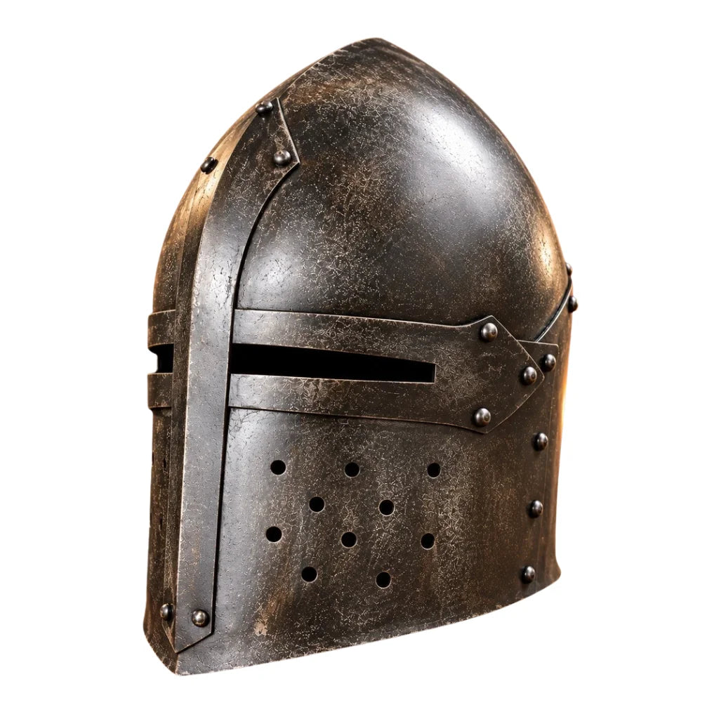 Blackthorn Sugarloaf Great Helm Medieval Crusader Steel Helmet