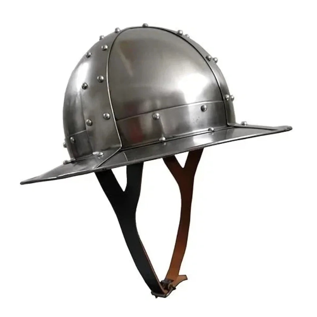 Bowman Riveted Kettle Hat Medieval Steel Helmet