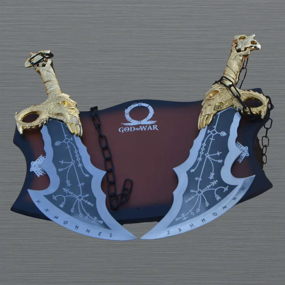 God of War Blades of Chaos Gold Finished
