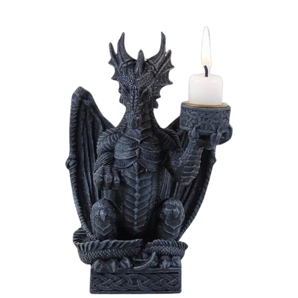 Gothic Dragon Candle Holder