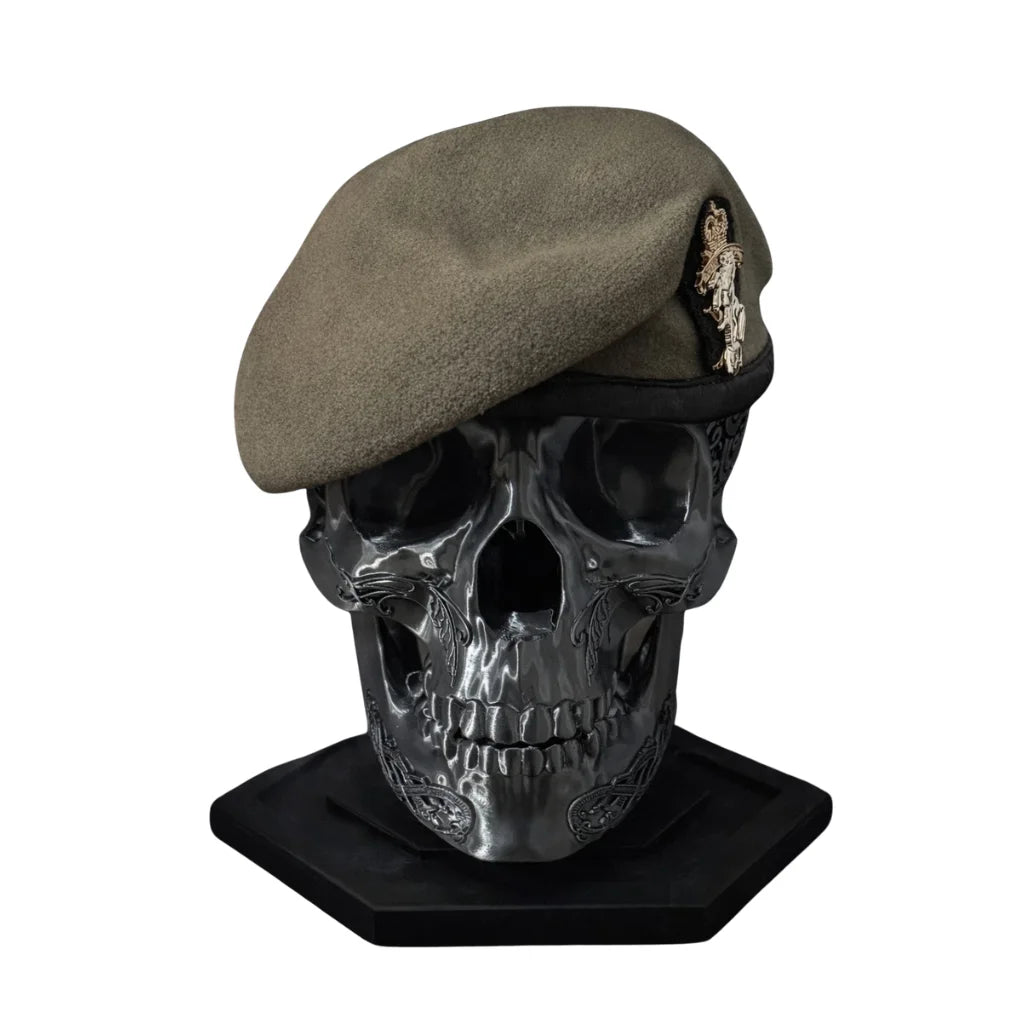 Gothic Revenant Skull Hat & Beret Display Stand