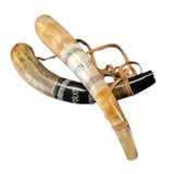 Hand Carved Viking War Drinking Horn
