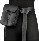 HiiFeuerMedievalLeatherBeltBagBrown