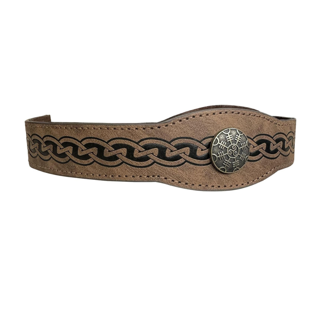 Medieval Embossed Masquerade Headpiece – Retro Party Style