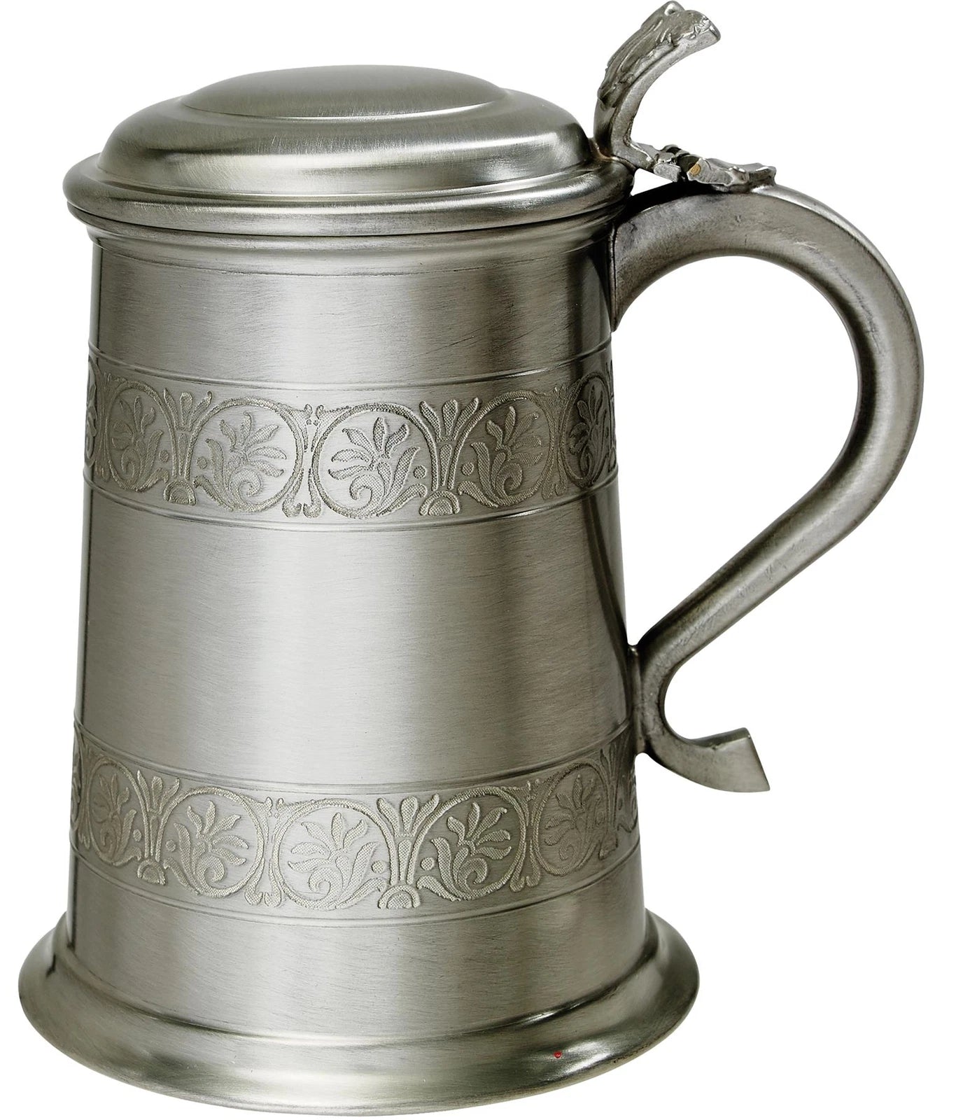 Pewter Medieval Tankard with Swan Handle