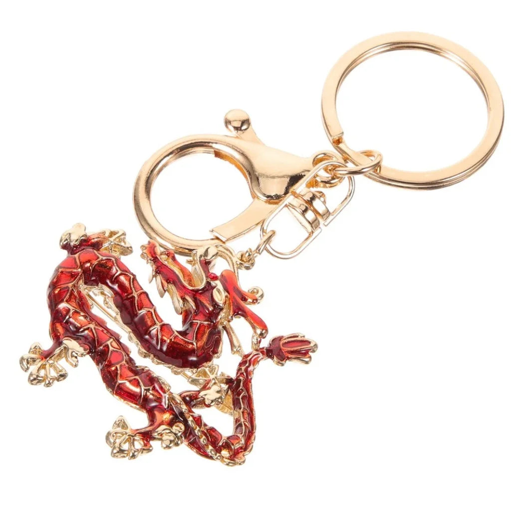 Red Dragon Keyring – Creative Alloy Bag & Purse Charm