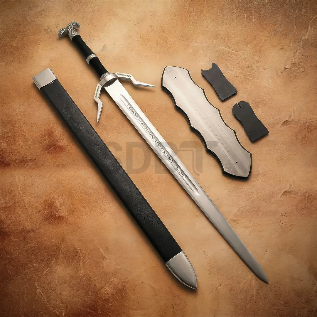 The Witcher Steel Sword of Geralt of Rivia With Scabbard  1