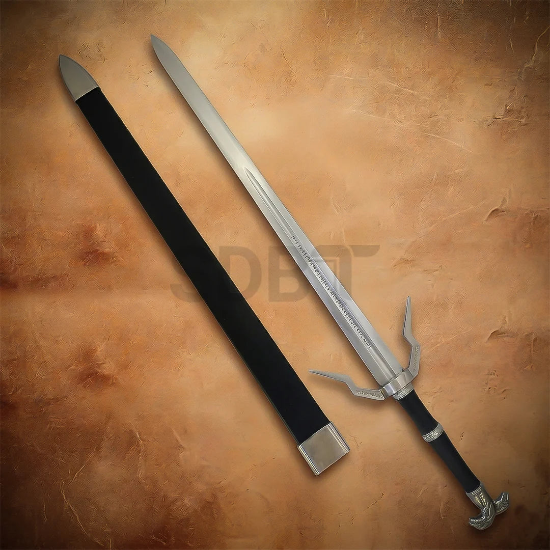The Witcher Steel Sword of Geralt of Rivia With Scabbard  2