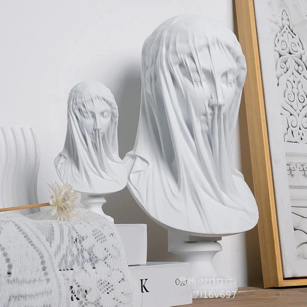 Veiled Lady Greek Roman Statue