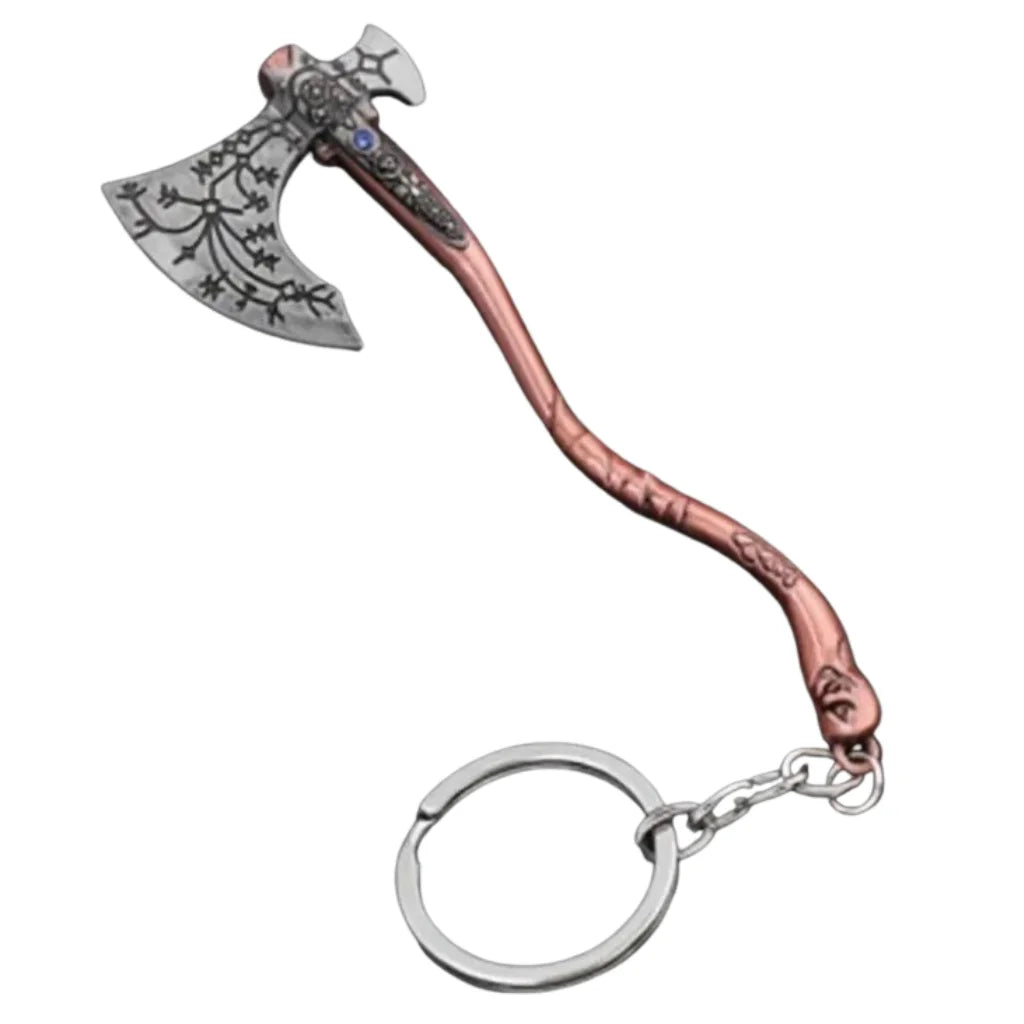 Viking Axe Keyring – Norse Style Metal Gift