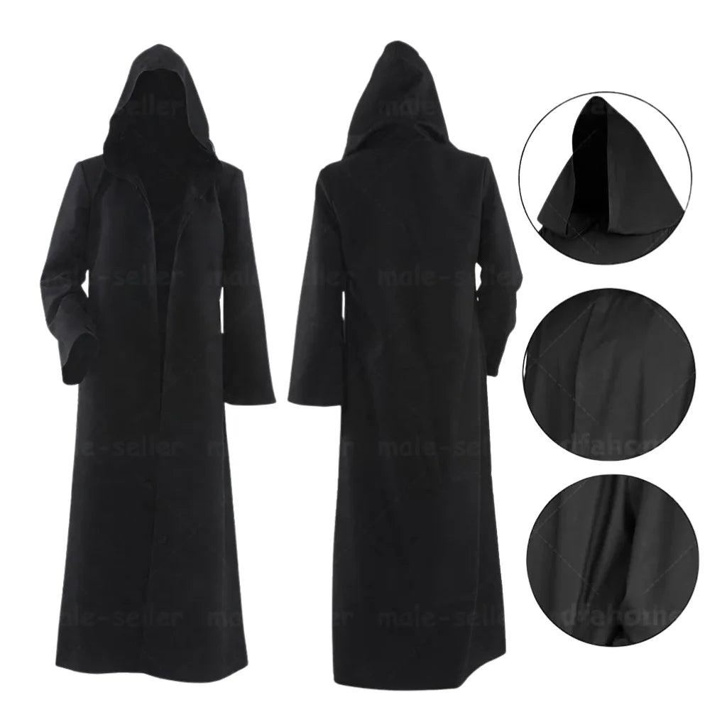 Wayfarer Hooded Robe – Unisex Monk & Wizard Costume