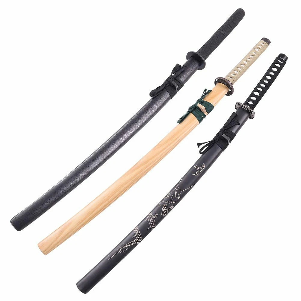 Wooden Katana Bokken with Scabbard