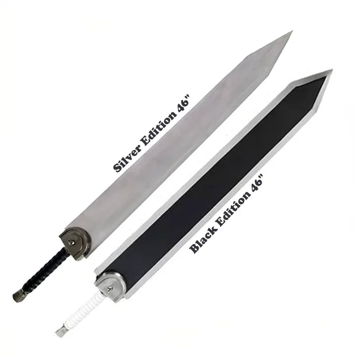 Anime Berserk Guts Dragon Slayer 46" Sword Dual Finish Replica