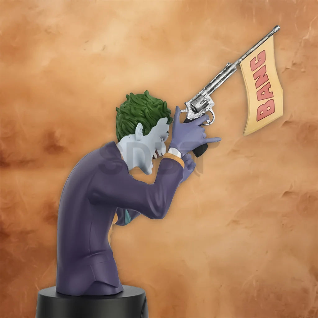 Eaglemoss DC Comics Joker Bust Issue #2 collectible featuring detailed comic-inspired sculpting.