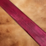 Detailed view of the red blade featuring embossed patterns on the Elden Ring Moonlight Greatsword Replica.