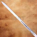 Full front view of the Engraved He-Man Power Sword Replica 42 Inches with decorative blade engraving and fantasy-inspired hilt.