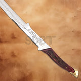 Hadhafang Sword LOTR replica featuring an elegant Elven design
