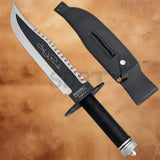 John Rambo movie knife replica inspired by First Blood Part II, ideal for film memorabilia collections.