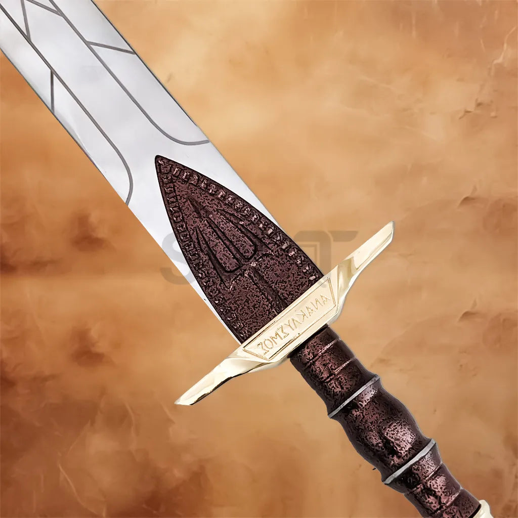 Percy Jackson Anaklusmos Riptide sword replica with bronze-toned hilt details