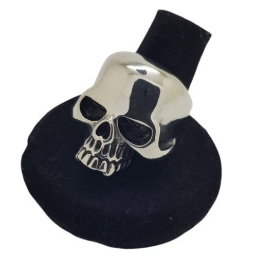 Unisex Skull Head Ring Stainless Steel Gothic Style