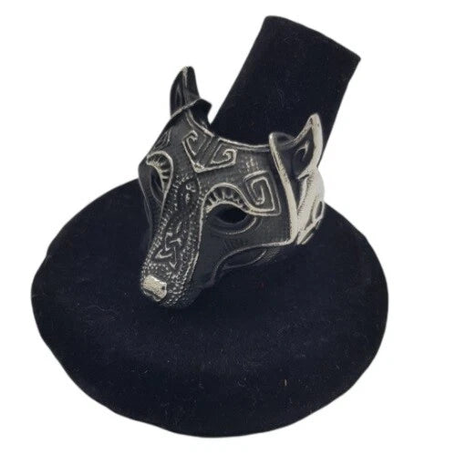 Viking Fenrir Wolf Ring Stainless Steel for Men and Women