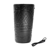 Viking Punk PU Leather Bracers Medieval Arm Guards Cosplay