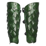 Medieval Leather Leg Guards for Men Cosplay Armour Pair