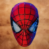 Spider-Man Andrew Garfield interactive mask with moving eyes, inspired by the iconic superhero film design.